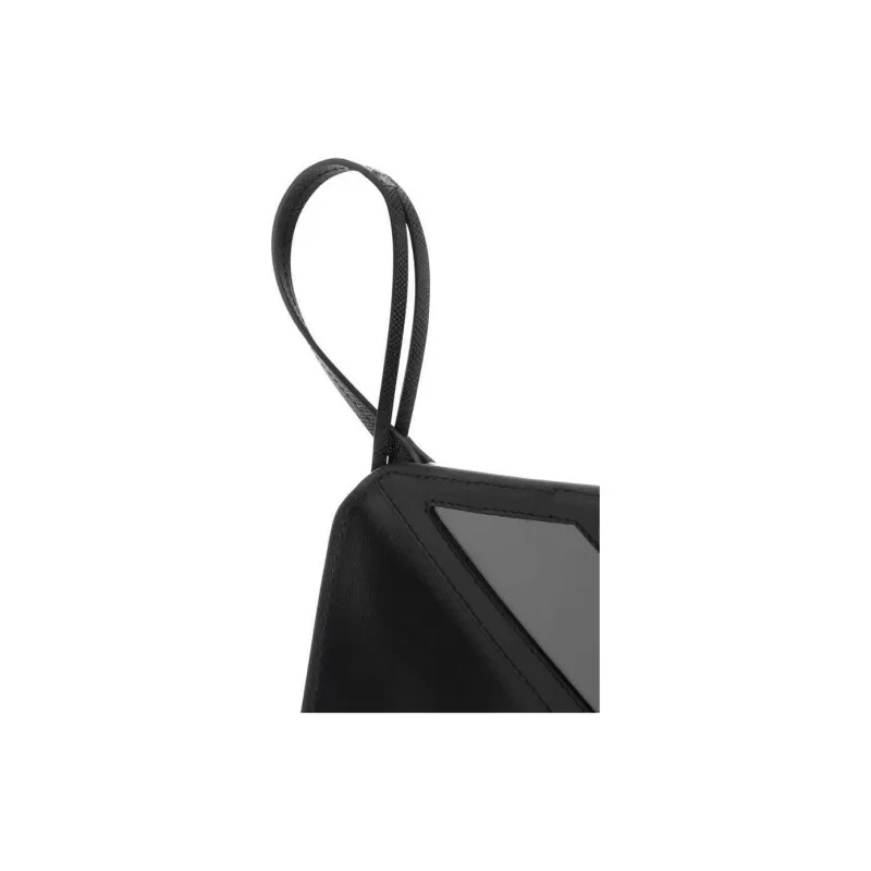 PRADA Leather Key Pouch Men's Black-3