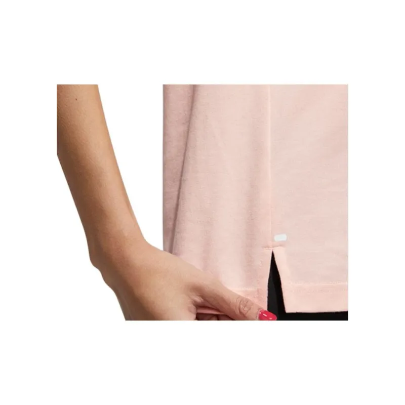 Adidas Neo Raglan Sleeve T Shirt Women's Hazy Coral Pink-5