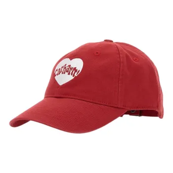 Carhartt WIP Cotton Baseball Caps Men's Red