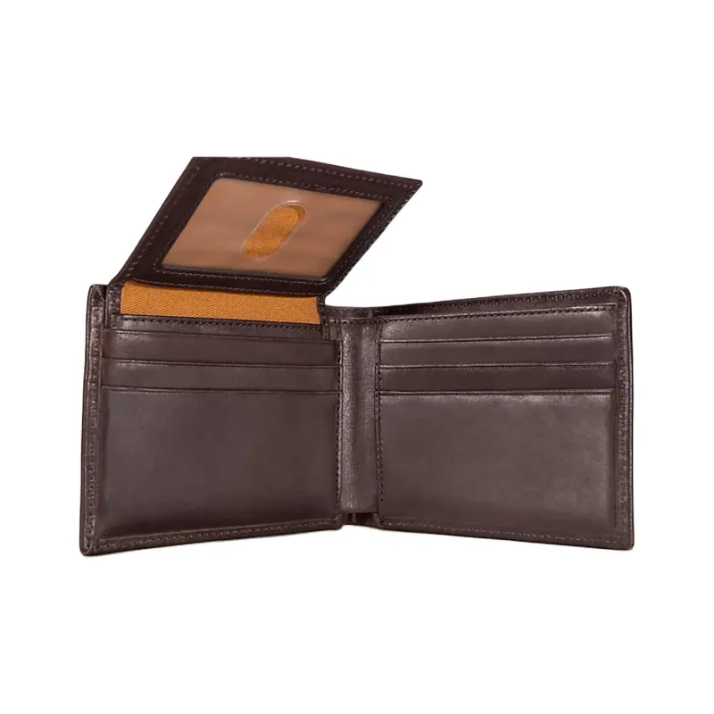 Carhartt Full Grain Leather Wallet Men's Oil Brown-1