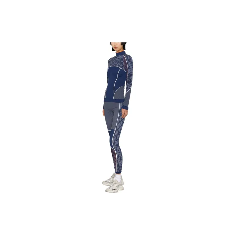 FENDI FW22 Workout Pants Women's Multicolor-4