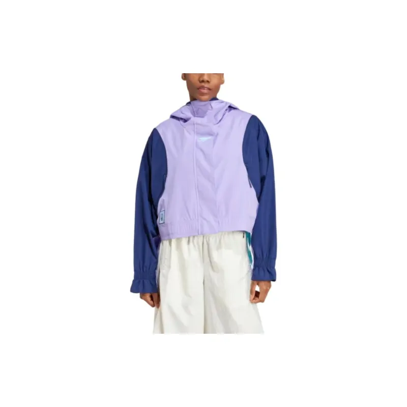 Adidas Arsenal Windbreaker Jackets Coats Women's Glittering Purple-1