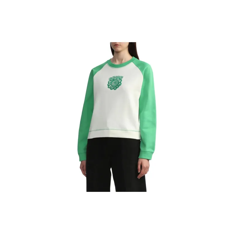 GANNI Sweatshirt Women's Bright Green-2