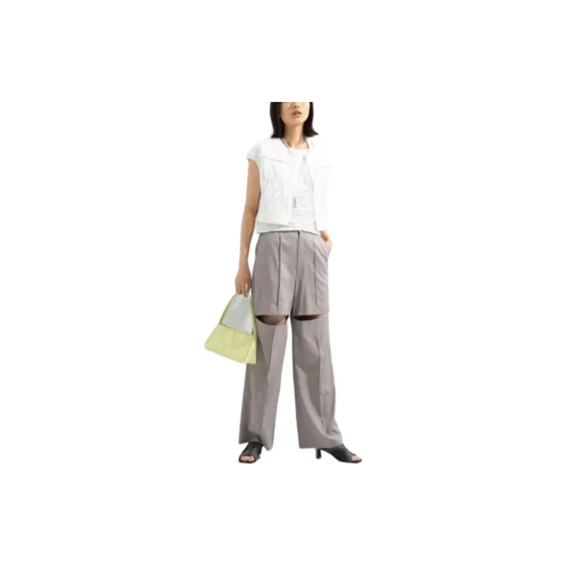 Beams Casual Pants Women's Dark Brown-2