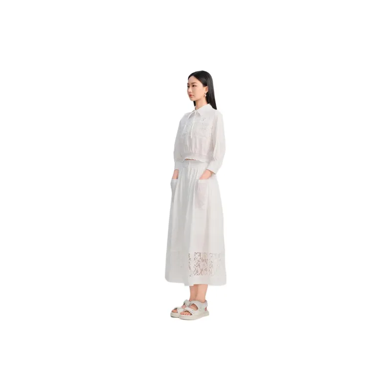 Blood Glitter Shirt Women's White-3