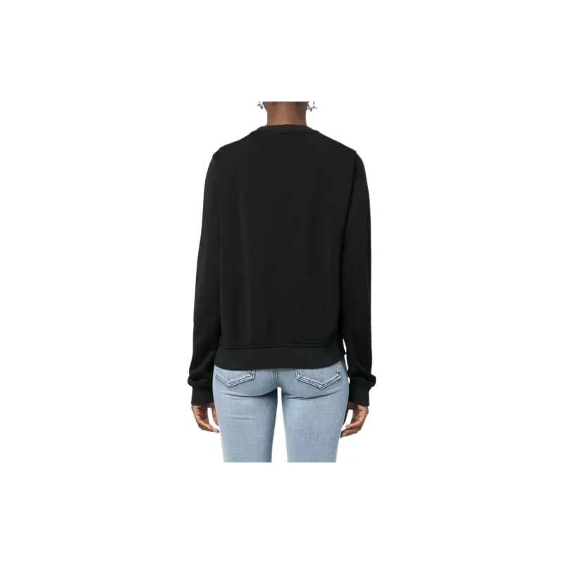 DIESEL Embroidered logo Crew Neck Sweatshirt-2