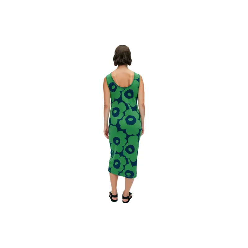 Marimekko Sleeveless Dress Women's Green-1