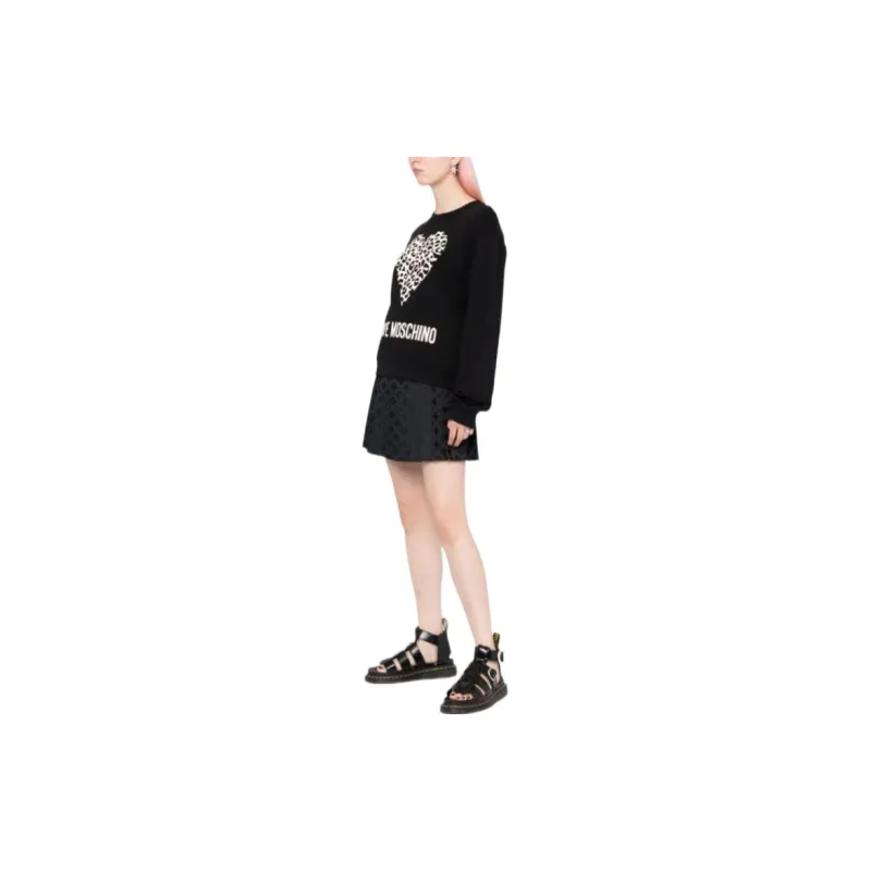 LOVE MOSCHINO Sweatshirts Women's Black-3