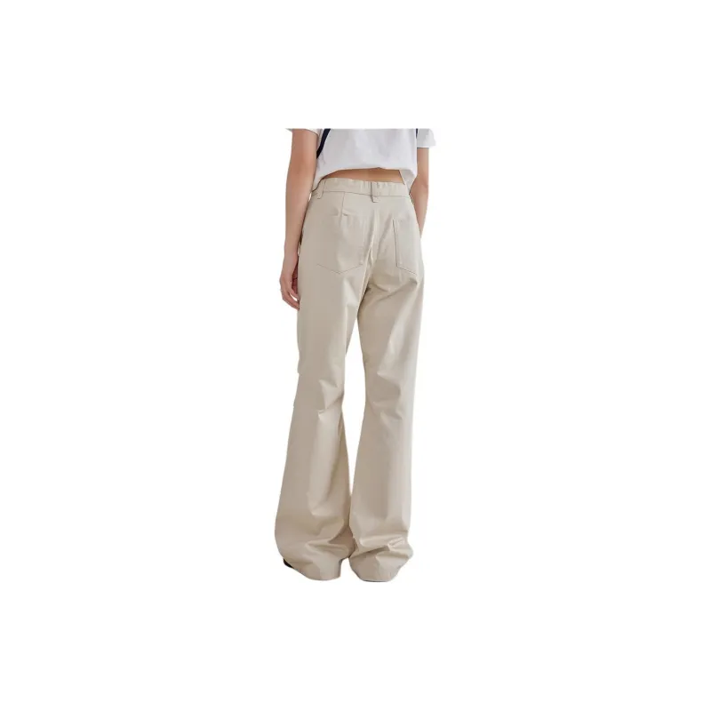 A21 Casual Pants Women's Light Khaki-3