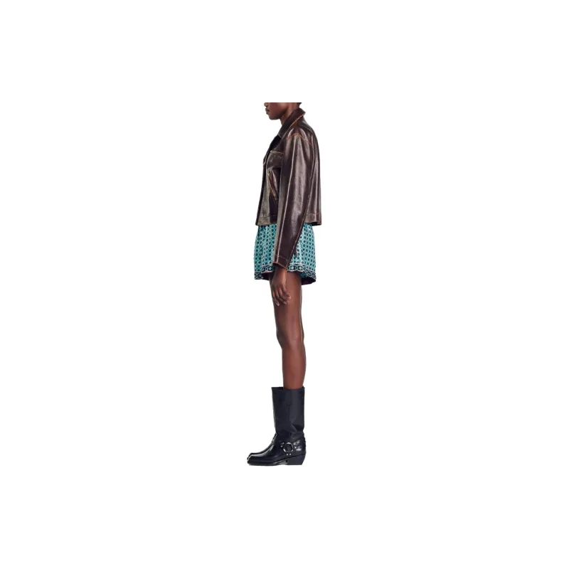 Sandro Jackets Coats Women's Brown-3