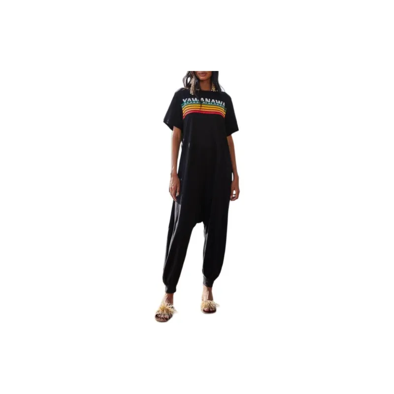 FARM RIO SS24 Jumpsuit Women's Black-1