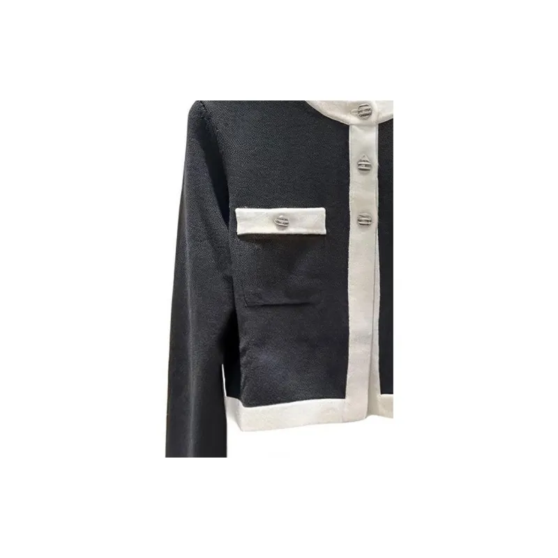 CHANEL 24C Knitwear Women's Black-2