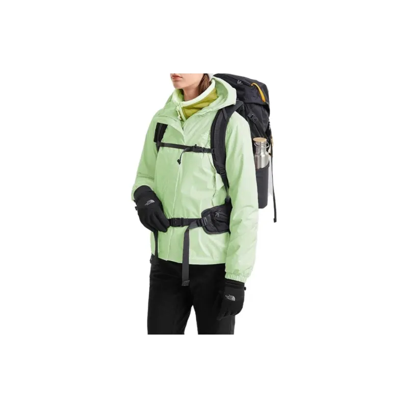 THE NORTH FACE Antora Outdoor Hiking Water Resistant Windproof Water Repellent Warm Windbreaker Jacket Women's Green-3
