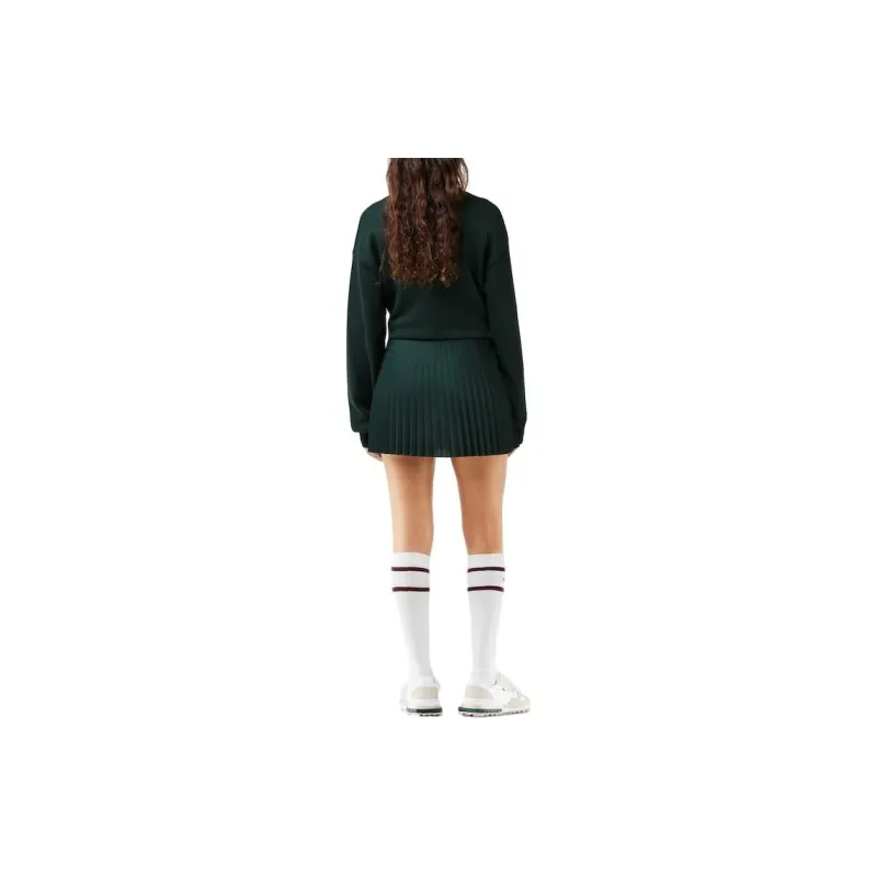 LACOSTE X EleVen By Venus Co-brand Casual Short Skirts Women's Dark Green-2