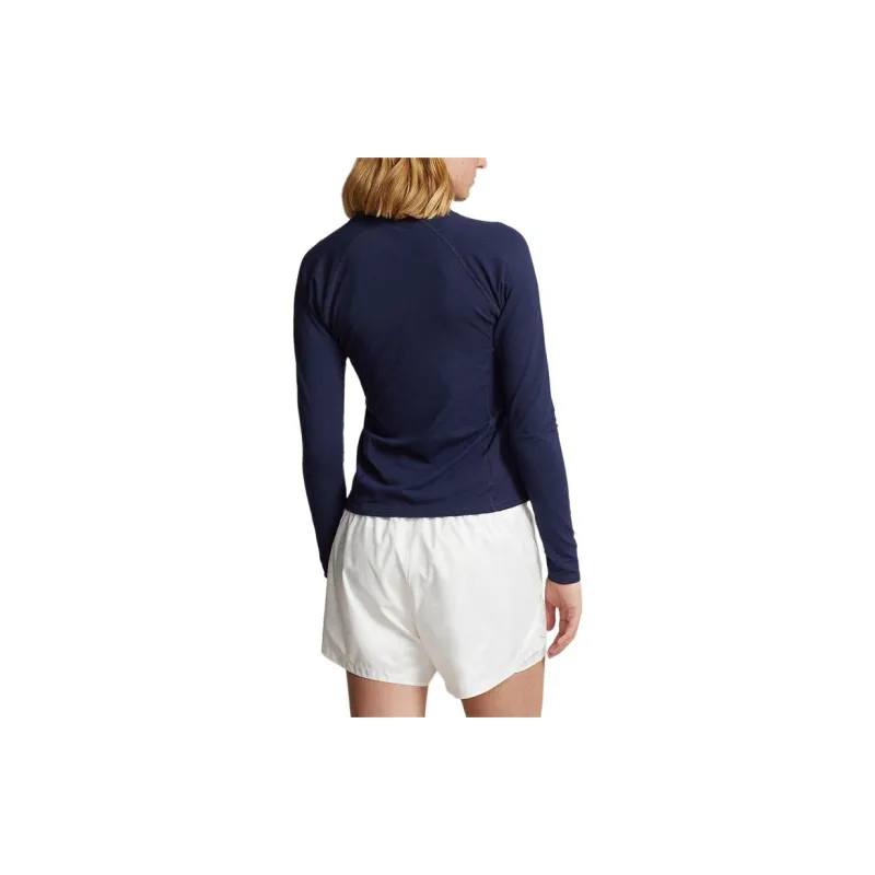 Polo Ralph Lauren SS24 Raglan Sleeve T Shirt Women's Dark Blue-3