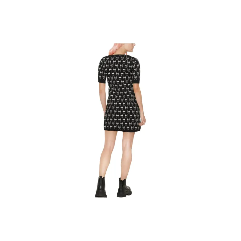 PINKO Short Sleeved Dress Women's Black-2