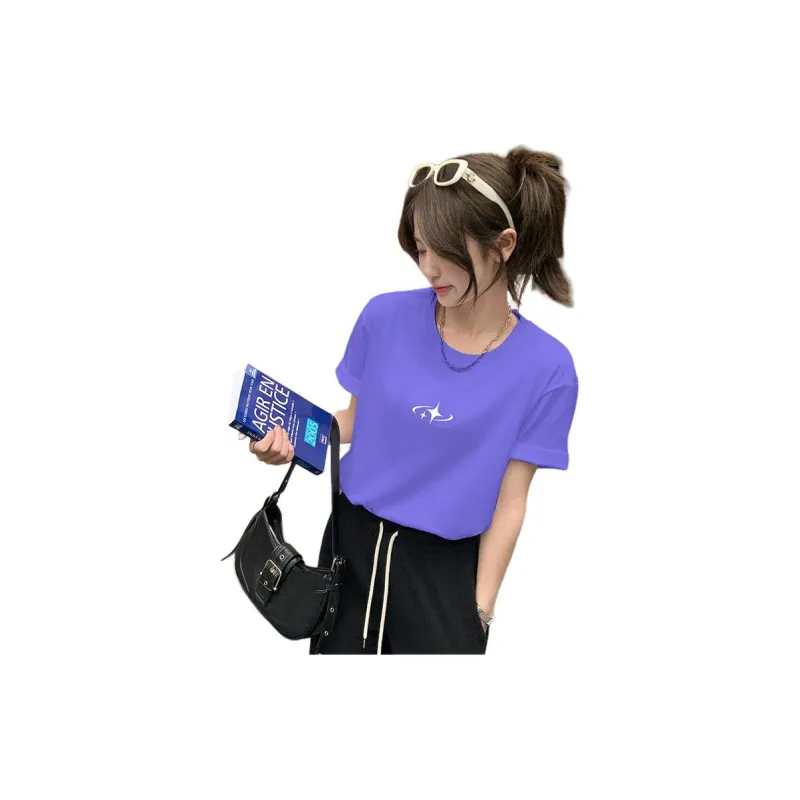 Tonlion T-Shirt Women's Electric Purple-1