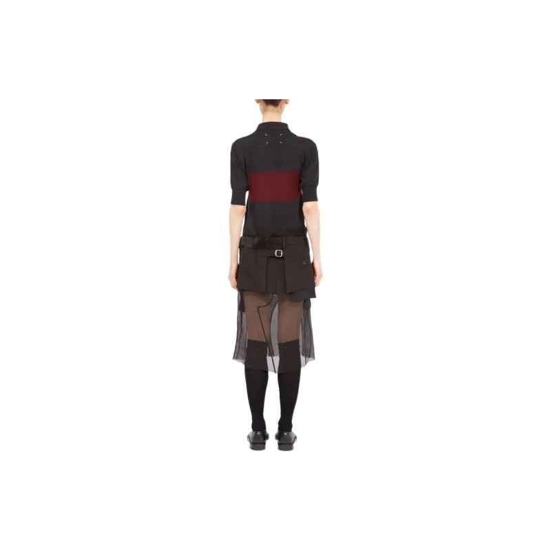 Maison Margiela FW24 Short Sleeved Dress Women's Gray-1