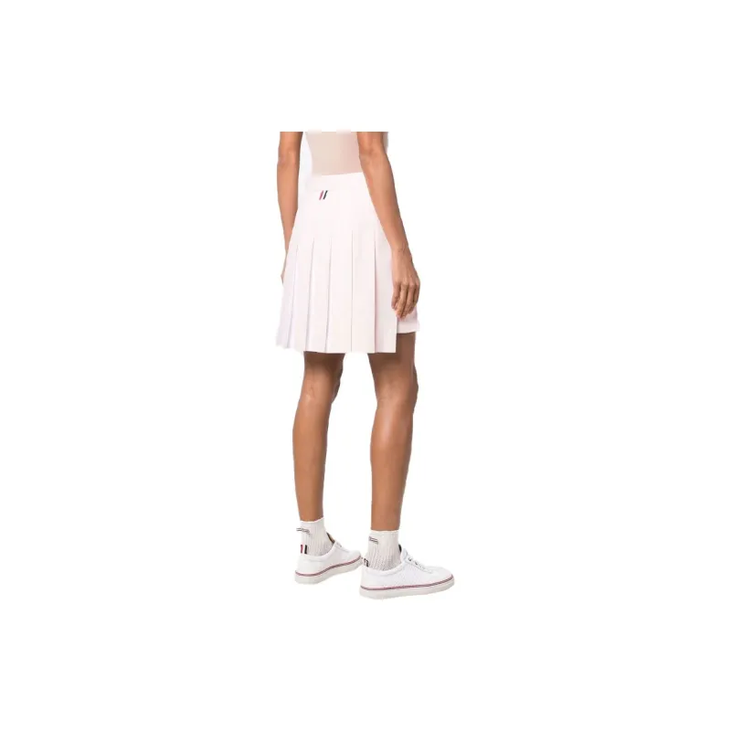 THOM BROWNE Striped Pleated Skirt-1