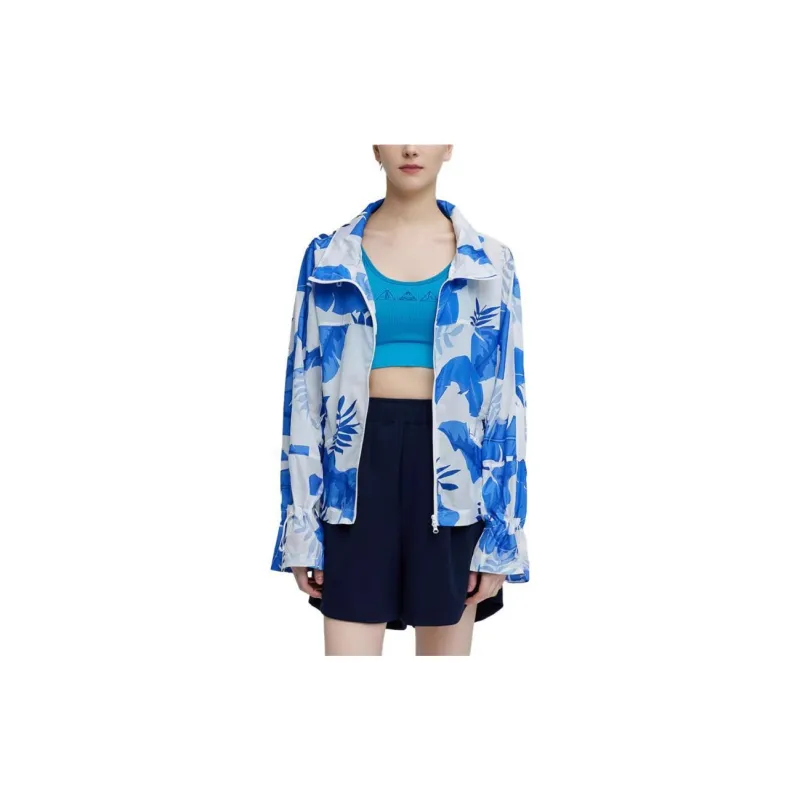 TRICKCOO Jackets Coats Women's Blue-2