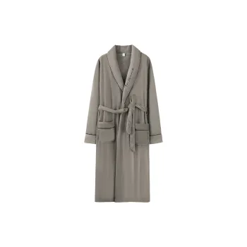 UAVAE Pajama Robe Men's Gray Green
