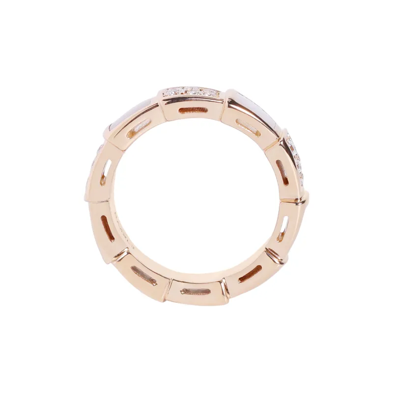 BVLGARI SERPENTI VIPER 18K Rose Gold Rings Women's-2