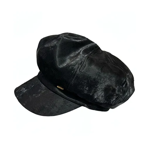 MUSTKOO PU Leather Berets Women's-0