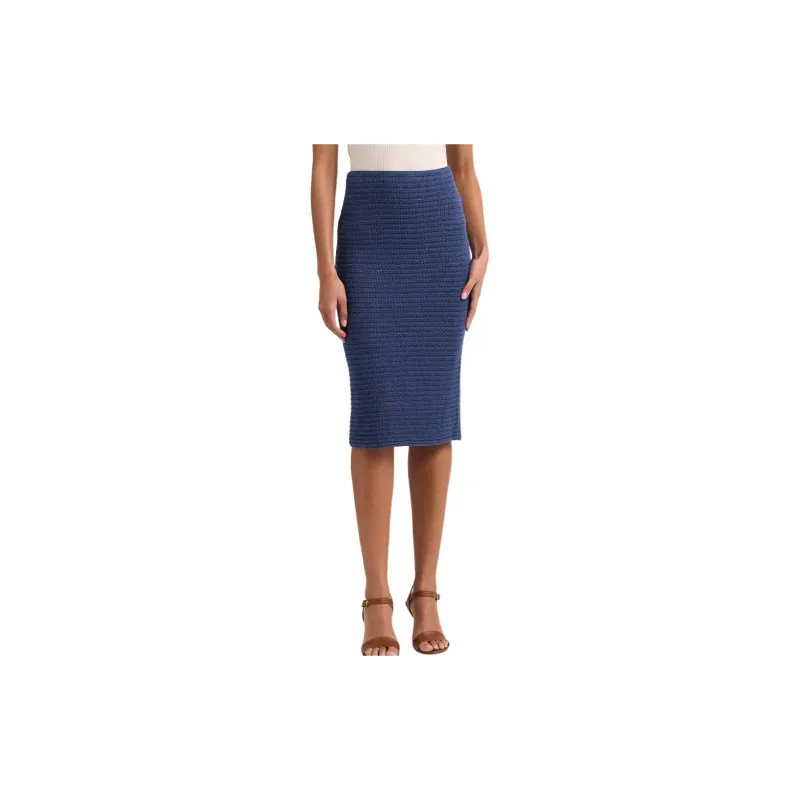 Polo Ralph Lauren SS24 Casual Long Skirt Women's Dark Indigo-2