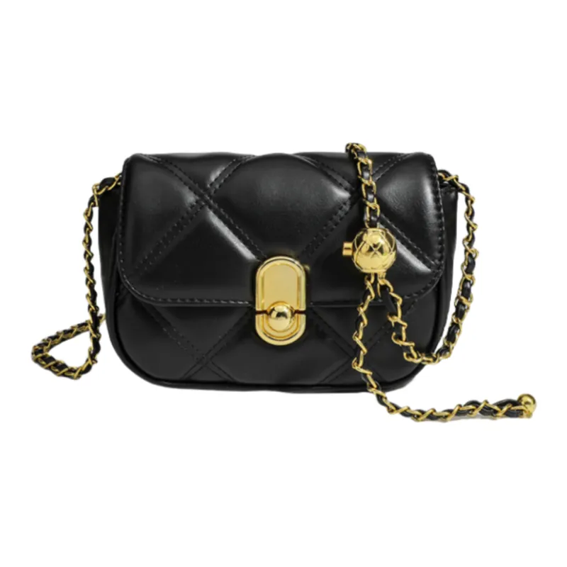 NOMK PU Crossbody Bag Regular Women's White/Black/Silver-4