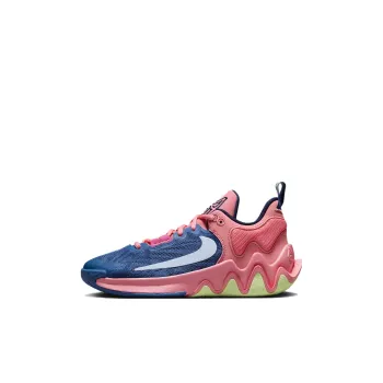 Nike Giannis Immortality 2 Anti Slip Wear Resistant Low Top Children's Basketball Shoes Blue Pink Kids'