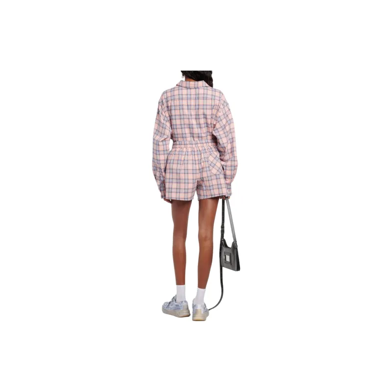Acne Studios SS24 Casual Shorts Women's Pink Blue-2