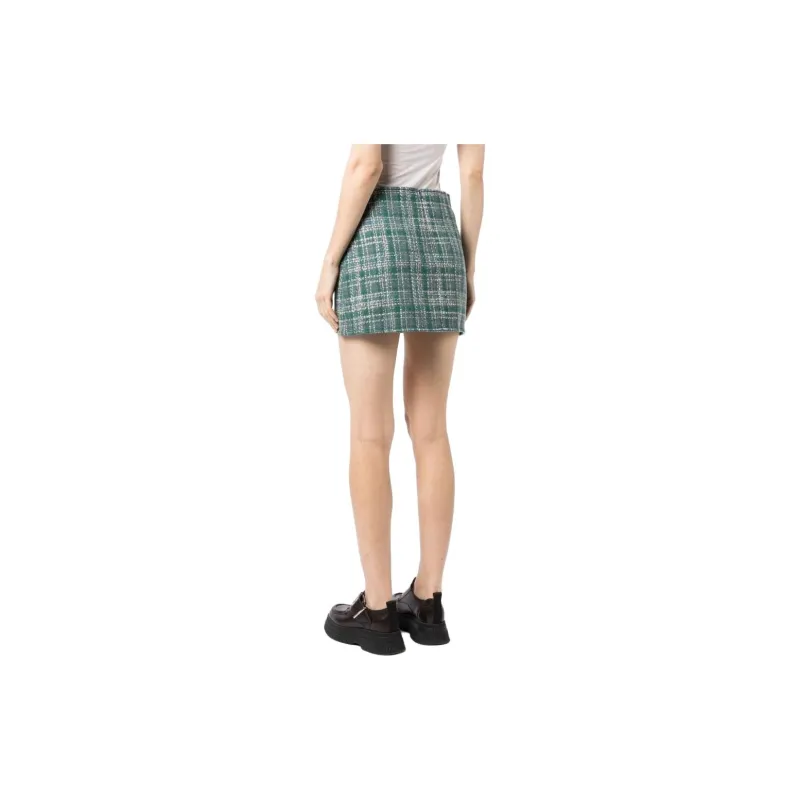Reformation Casual Short Skirts Women's Green-3