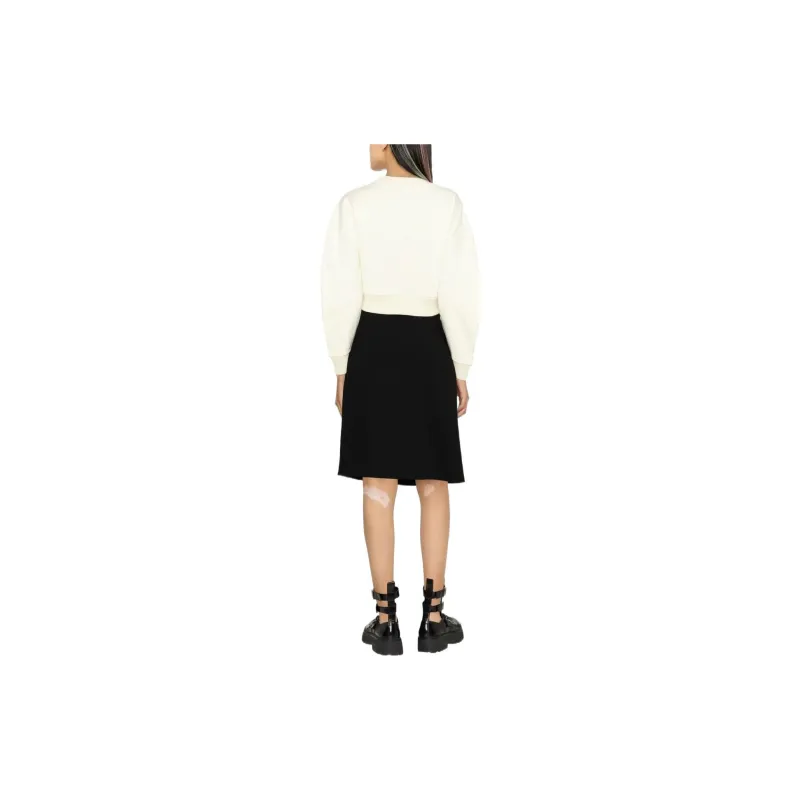 Alexander McQueen Logo Embroidered Cut Out Sweatshirt-3