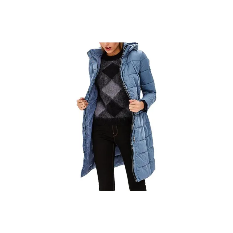 EMPORIO ARMANI Coats Women's Blue-1