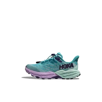 HOKA ONE ONE Speedgoat 5 Anti Slip Wear Resistant Low Top Kids' Running Shoes Lake Green Kids'