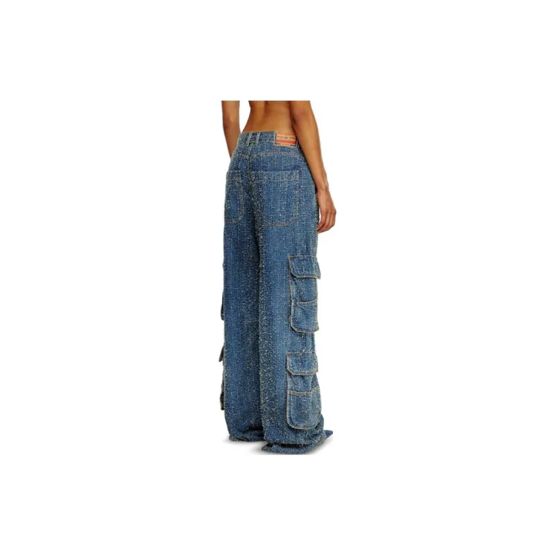 DIESEL D Sire Cargo S2 Trousers 'Denim'-3
