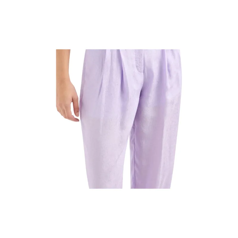 ARMANI EXCHANGE SS24 Casual Pants Women's Light Purple-5