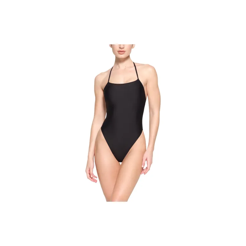 SKIMS SIGNATURE SWIM CAMI ONE PIECE One-piece Swimsuit Women's ONYX/Onyx-1