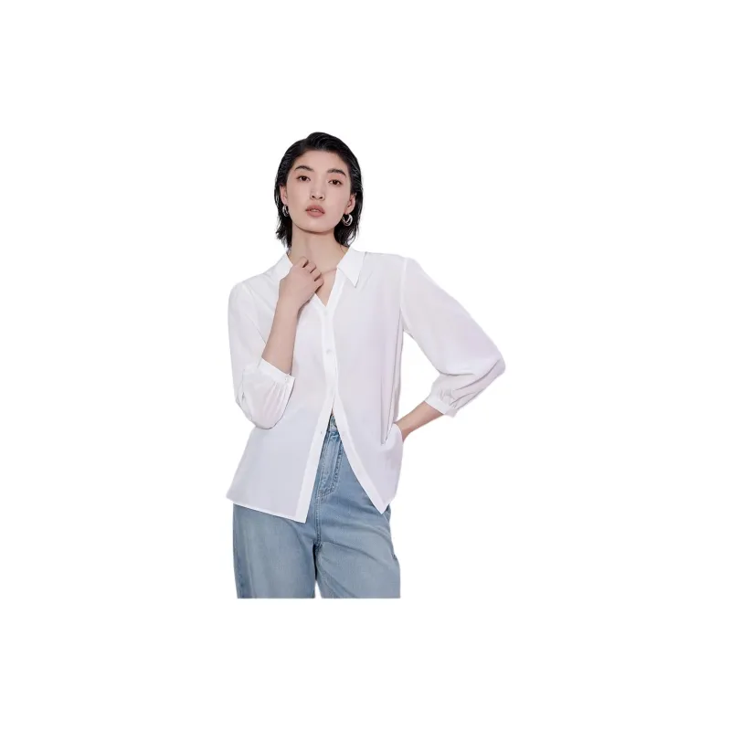 TKY SHOP Shirt Women's Elegant White-2