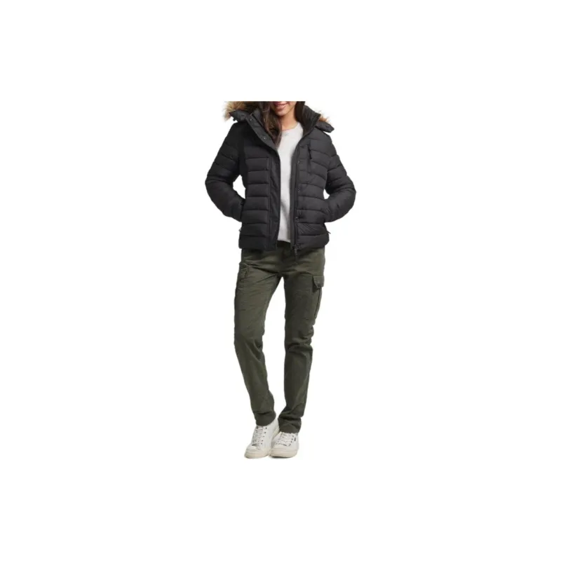 SUPERDRY Jackets Coats Women's Black-1