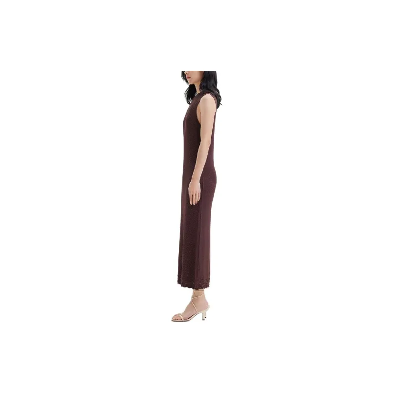 FRAME Sleeveless Knitted Maxi Dress-3