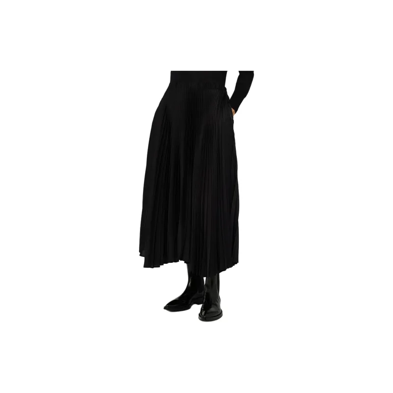 JIL SANDER Pleated Midi Skirt-3