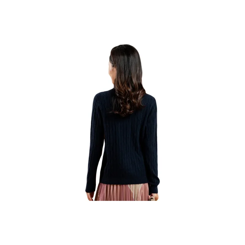 H YXIANG Cashmere Sweaters Women's-2