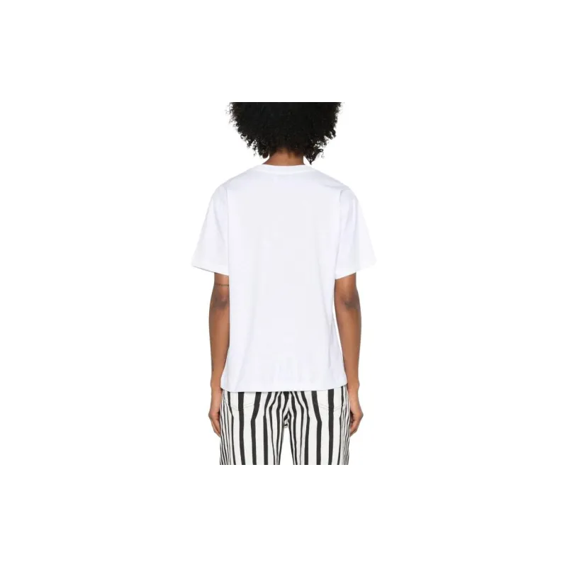 MOSCHINO Jeans Logo Printed Crewneck T Shirt-3
