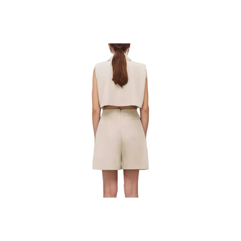 Self portrait Jumpsuit Women's Vanilla Apricot-3