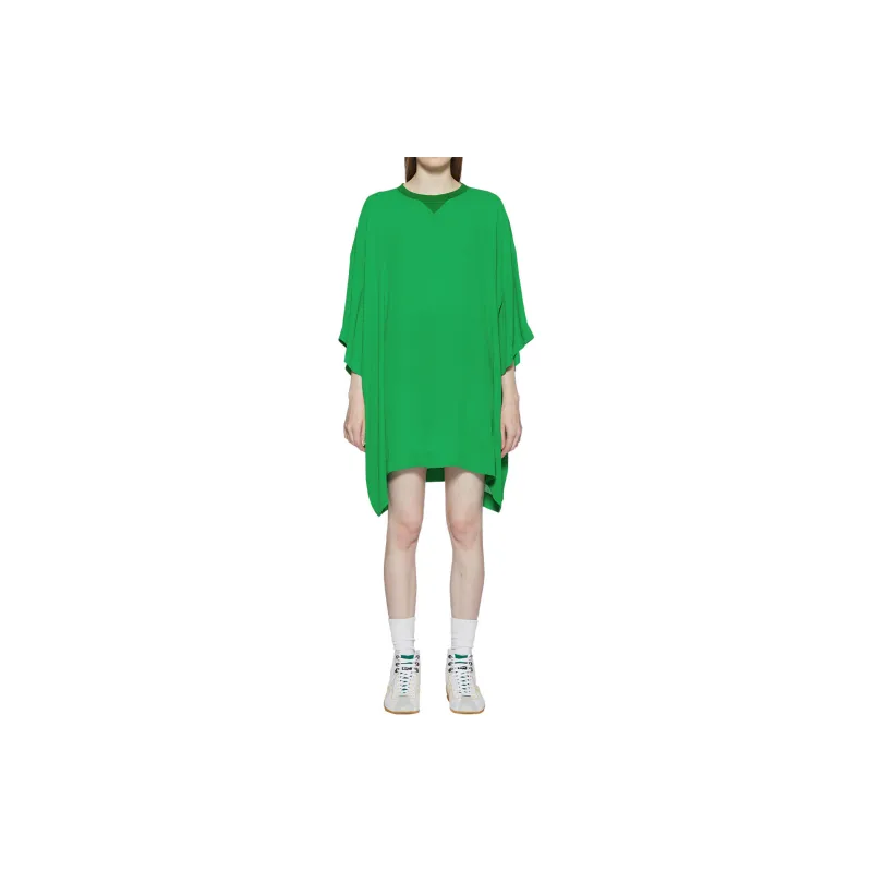 Onitsuka Tiger WS MINI Long-Sleeved Dresses Women's Green-2