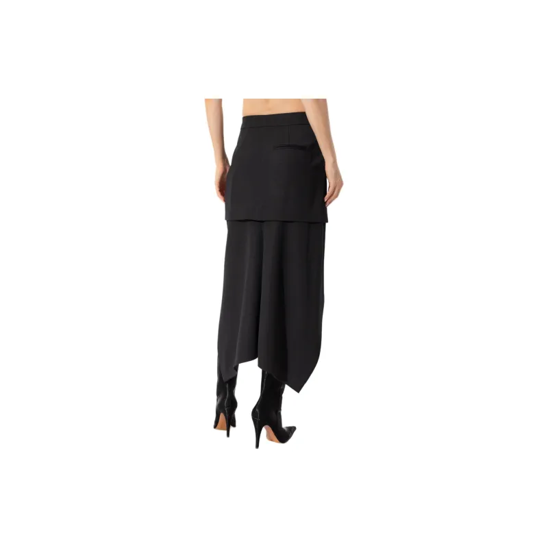 Alexander McQueen Asymmetric Midi Skirt-2