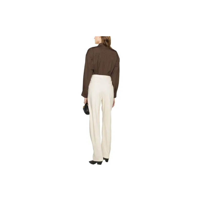Lemaire Straight leg Cotton blend Trousers-2