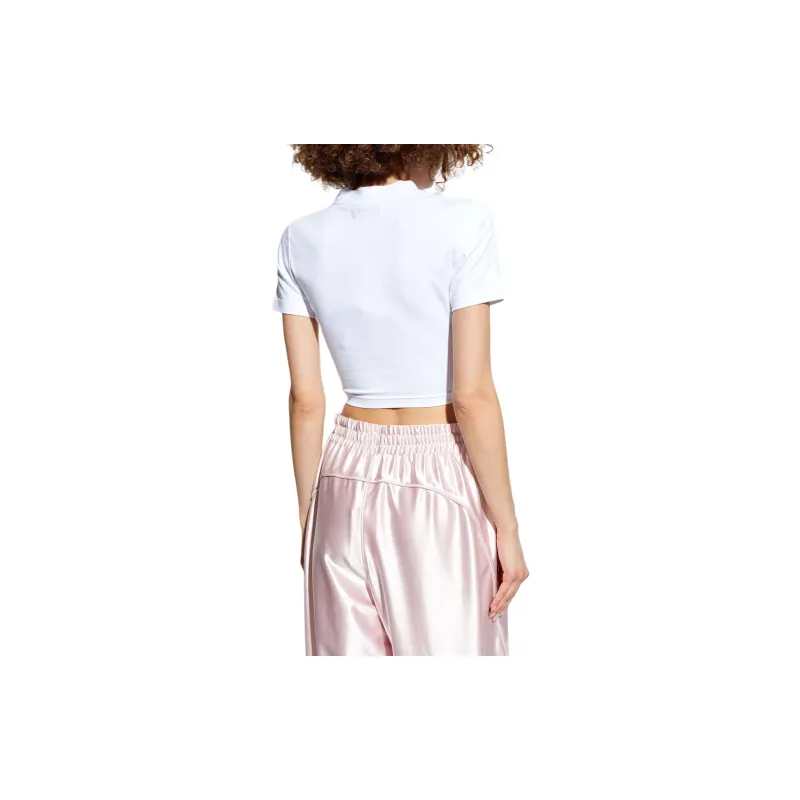 Vetements No Social Media Fitted T Shirt 'White'-2