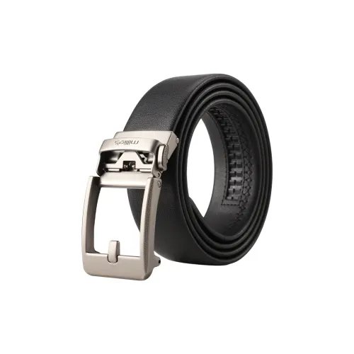 MILLIE'S Cow Split Leather Leather Belts Men's Width: 3.5cm